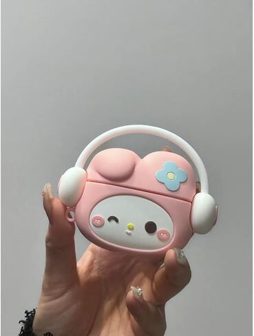 Compatible with AirPods 4 Case Cover 2024 with Cleaning Kit,Cartoon Kawaii for AirPods 4th Generation Case Silicone case for Apple Airpods 4 with Keychain for Women Girls (Kitty White) in Saudi Arabia