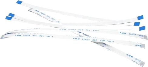 10Pcs FPC/FFC 0.5mm Flexible Flat Cable A/B Type 50/60/80/100mm 6P/7/8/10/12/14/15/16/18/20/22/26/28/30/32/34/38/40/50PIN(50MM,0.5MM_B-Type(Reverse)_50P) in Saudi Arabia