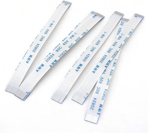 10Pcs FPC/FFC 0.5mm Flexible Flat Cable A/B Type 50/60/80/100mm 6P/7/8/10/12/14/15/16/18/20/22/26/28/30/32/34/38/40/50PIN(50MM,0.5MM_B-Type(Reverse)_50P) in Saudi Arabia