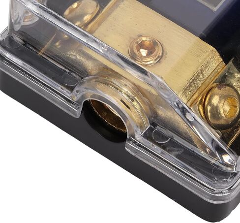 yctze 1 في 2 Out Fower Ground Flitter for Car Audio - 0/2 كتلة توزيع الطاقة النحاسية مع حماية الدائرة in Saudi Arabia