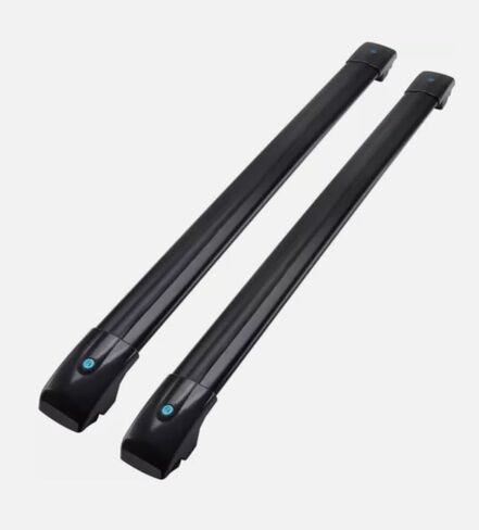 2pcs Crossbar Roof Rail Cross Bar fits for Toyota Land Cruiser LC300 J300 2021-2023(Black) in Kuwait