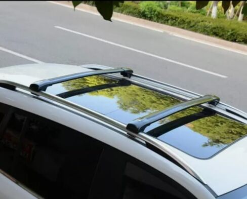 2pcs Crossbar Roof Rail Cross Bar fits for Toyota Land Cruiser LC300 J300 2021-2023(Black) in Kuwait