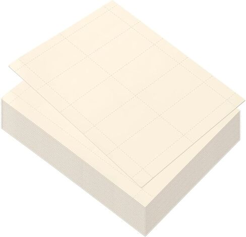 Best Paper Greetings Business Card Paper, Ivory Cardstock for Inkjet and Laser Printers (Ivory, 3.5 x 1.9 In, 100 Sheets) in Saudi Arabia