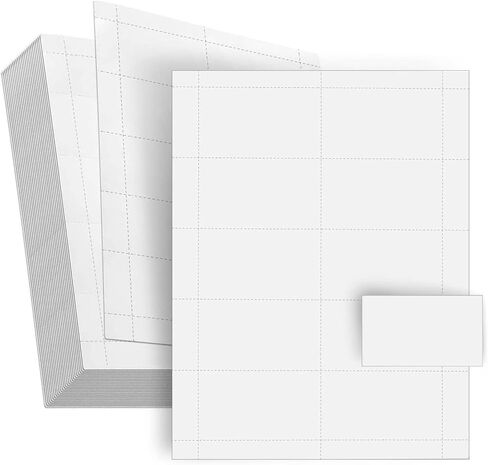 Best Paper Greetings Business Card Paper, Ivory Cardstock for Inkjet and Laser Printers (Ivory, 3.5 x 1.9 In, 100 Sheets) in Saudi Arabia