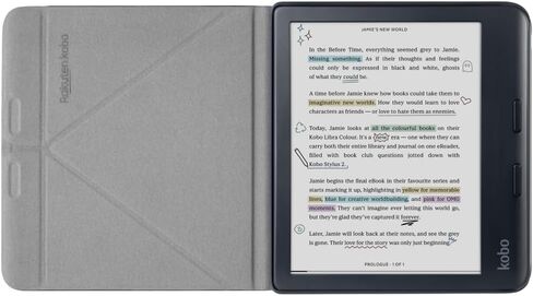 Kobo Libra Color Black Ereader مع حزمة CASE in Saudi Arabia