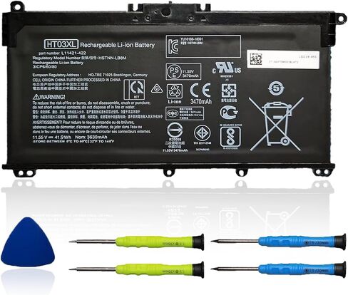 HT03XL L11119-855 Laptop Battery for HP Pavilion 14-CE 14-CF 14-DF 15-CS 15-DA 15-DB 15-DW 17-by 17-CA Series 15-CS0053CL 15-DW0033NR 15-DA0014DX L11421-542 L11421-2C2 HSTNN-UB7J HSTNN-DB8R HSTNN-DB8S in Kuwait