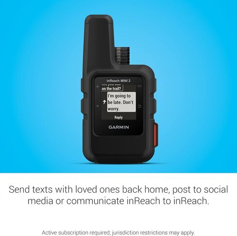Garmin inReach Mini 2 Compact, Two-Way Messaging, Handheld Satellite Communicator - Orange (Renewed) in Saudi Arabia