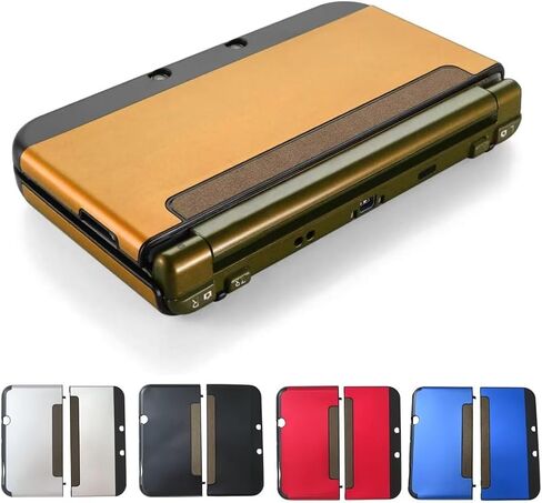 حامي الصلبة الصلبة لنسخة Nintendo 3DS LL XL 2015 ، غطاء جلدي للوحدة في الحامي ضد المخاطر والخدوش اليومية - الأزرق in Kuwait