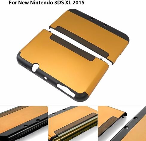 حامي الصلبة الصلبة لنسخة Nintendo 3DS LL XL 2015 ، غطاء جلدي للوحدة في الحامي ضد المخاطر والخدوش اليومية - الأزرق in Kuwait