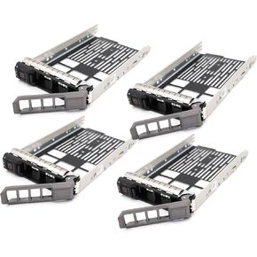 4 Pack Hard Drive Tray Caddy KG1CH 0KG1CH HDD Caddy 3.5 Hard Drive Bracket SSD Tray Compatible with Dell PowerEdge R430 R530 R630 R730 T430 T630 T440 R420 R520 R620 R720 T420 T620 R510 R710 T410 T610