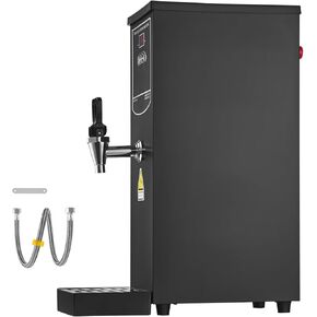 Happybuy Commercial Water Boiler, 50L per Hour Fast Heating, Electric Hot Water Dispenser, 1500W, 316 Stainless Steel Heating Tube, Step-by-step Heating, for Coffee, Tea, Restaurant, Office