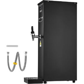 Happybuy 1500W ، 50L في الساعة غلاية المياه التجارية ، موزع المياه الساخنة الكهربائية مع 316 أنبوب تسخين من الفولاذ المقاوم للصدأ ، لمكتب مطعم شاي القهوة
