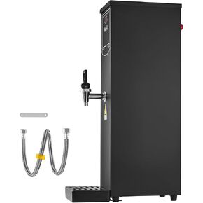 Happybuy 50L per Hour Hot Water Boiler, Electric Hot Water Dispenser, 1500W, Step-by-step Fast Heating, 316 Stainless Steel Heating Tube, for Coffee, Tea, Restaurant, Office
