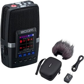 Zoom H2 Essential Multi-Mic Handy Recorder (ZH2E) Bundle with Zoom APH-2e Accessory Pack for H2essential Portable Recorder