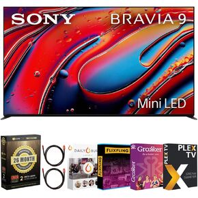 Sony K75XR90 BRAVIA 9 75 inch 4K HDR Smart QLED Mini-LED TV 2024 | Official USA Partner | with Deco Gear 4K HDMI 2.0 Cable x2 & CPS Exclusive 26 Month Protection Bundle (BEACH-CPS-263000) in Saudi Arabia