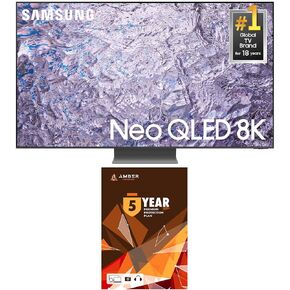 SAMSUNG QN65QN800CFXZA 65 Inch Neo QLED 8K Smart TV with Dolby Atmos and 3 Year Amber Protection Plan (2023)