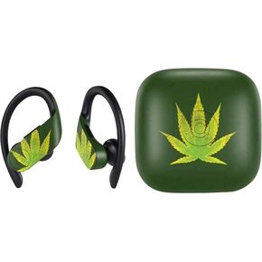 Skinit Decal Audio Skin Compatible with PowerBeats Pro - The Lion of Judah Rasta Flag Design