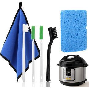 XANGNIER Rice Cooker/Electric Pressure Cooker Cleaning Brush Kits,Small Rice Maker Cooker Cleaner Brush Tools Accessories for Instant Pot/AROMA/DASH/Hamilton Beach/COMFEE'/Midea/COSORI/Ninja