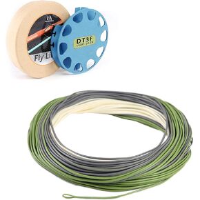 Maxcatch Troutlite Double Taper Floating Fly Line, 90ft, DT3F-DT6F, Easy Casting, with Two Welded Loops