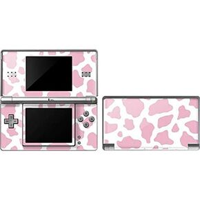 Skinit Decal Gaming Skin Compatible with DS Lite - Originally Designed Pink Cow Print Design