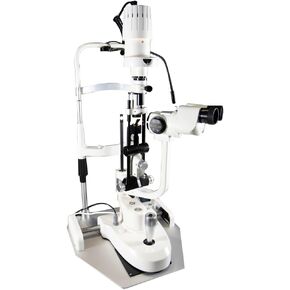 ML-350 Professional Medical Slit Lamp Microscope, White, Electric Light, Ophthalmic Exam Equipment