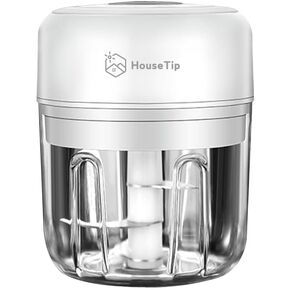 Electric Vegetable Chopper, Mini Food Processor 8.5oz(250ml) – Rechargeable, Easy to Clean & Detachable, Durable, Up to 35 Uses per Charge
