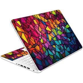 Laptop Skin Decal HP 14" - Mozaic, Laptop Cover Sticker, No Cutting Required, No Bubble, Waterproof, Scratch Resistant - Including Wide Screen and Wrist Pad