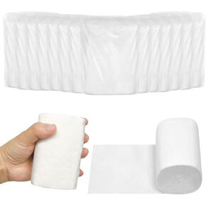 15 PCS Travel Size Toilet Paper Mini Toilet Paper Rolls Soft Compact Pack Portable Individual Tissue for Camping Hiking Outdoors