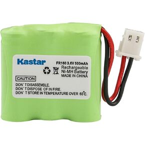 Kastar 1-Pack Ni-MH Battery 2/3AAA 3.6V 500mAh Replacement for Eton Microlink FR160, Eton Scorpion, Eton FRX1 FRX1D Weather Radio, Radio Shack 20-435, 20435 Shortwave Radio