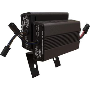 Wild Boar Audio WBA 600.4-600 Watts RMS 4 Channel Amplifier System, Fits 2014-2024 Harley-Davidson Motorcycles