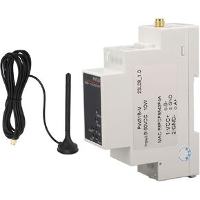 RS485 to WiFi Serial Server Dual Band 2.4GHz 5GHz Ethernet Converter Device with Rail Mount for Industrial IoT Equipment 9‑50V DC Input PC ABS Material