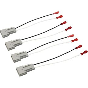 4 PCS DOOR SPEAKER WIRINCERS ، 72-5512 كابل سلك مكبر الصوت المتوافق مع فورد ميركوري لينكولن مازدا مكبرات الصوت محول محول ، سهلة التثبيت