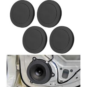 4PCS Car Speaker Foam,Speaker Adapter 6.5 Inch,Car Accessories Universal High Rebound Sponge Bass Blocker Kit,Self-Adhesive Foam Enhancer Gasket,Suitable for Cars,Trucks,SUVs