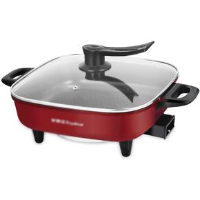 Electric Cooking Pot Multifunctional Electric Hot Pot Intelligent Electric Heating Pot Electric Wok (Color : E, Size : As Shown)