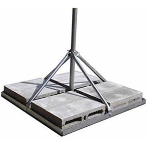 ROHN FRM166 Non-Penetrating Roof Mount with 1.66" x 30" Mast