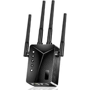 WiFi Extender, 2025 Fastest WiFi Signal Booster for Home, Easy Setup WiFi Repeater with Ethernet Port, Covers up to 3000 sq.ft and 25 Devices, 4 Antennas Long Range