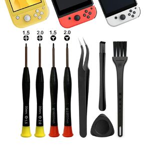 MYPUQIAO Repair Tool Kit for Nintendo Switch/Switch Lite/Switch OLED/Switch 2 - Includes PH000 (+1.5), Y00 (Y2.0) Screwdrivers, Pry Bar, Triangle Paddle.(NS-4)