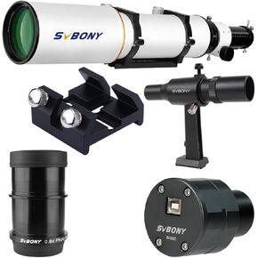 SV503 Astronomy Photography Kit with SV503 Telescope Tube, SV305C Planetary Camera, Focal Reducer, SV182 Finderscope, Universal Dovetail Base