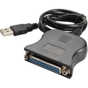 80cm USB to DB25 25Pin Parallel Port Printer Converter Cable USB2.0 Adapter Cable to Printer Cable Wire Replacement