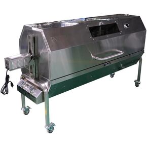 62" Propane/Charcoal Spit Roaster - SSGC1-XL - 50W Motor with Rotisserie Functionality