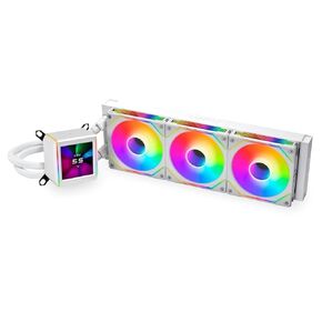 Lian-Li Galahad II LCD CPU COWER-WHITE ، 360 مم ، مروحة sl-Infinity