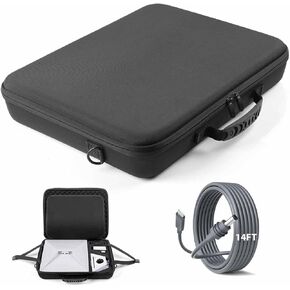 Starlink Mini Case with 16FT Starlink Mini Power Cord Type C to DC Superior Protection, Lightweight & Stylish Design, Optimized Heat Dissipation, Perfect Compatibility with Starlink & Accessories