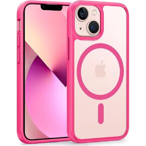 FNTCASE for iPhone 13 Mini Case: iPhone 12 Mini Magnetic Matte Military Grade Drop Protection Translucent Cell Phone Cover - Slim Rugged Durable Shockproof Bumper Case