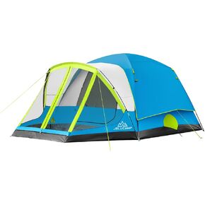 6/8 Person Large Waterproof Family Tents for Camping, Screened Camping Tent with Screen Porch, Bug-Free Relaxation & Easy Setup, Includes Rainfly & Carry Bag