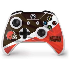 Skinit Decal Gaming Skin Compatible with Xbox One S Controller - Officially Licensed NFL Cleveland Browns Design