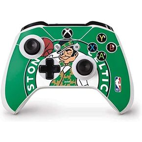 Skinit Decal Gaming Skin Compatible with Xbox One S Controller - Officially Licensed NBA Boston Celtics Large Logo Design