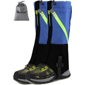 Gaiters for Hiking Waterproof,Leg Gaiters with Upgraded Zipper Design,Lightweight Shoe Gaiters for Men Women,Dirt-Proof Ripstop Hiking Gaiters,Breathable Boot Gators for Hunting