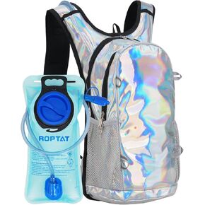 Roptat Hydration Backpack Pack with 2L Hydration Bladder - Lightweight Water Backpack Water Pouch for Women Men Running Riding Biking Music Festival