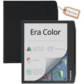 PocketBook Era Color E-Reader with Flip Cover | Eye-Friendly 7'' E-Ink Kaleido 3 Touch-Screen | Audio-Book & E-Book Reader | Waterproof | Text-to-Speech Function | Stormy Sea