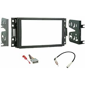 Double Din Kit Select for 9-7x 05-09 for Corvette 06-13 for H3 06-10 for Montana 05-07 for Relay 05-07 for Terraza 05-07 for Uplander 05-08 Vehicles Stereo Install Pkg